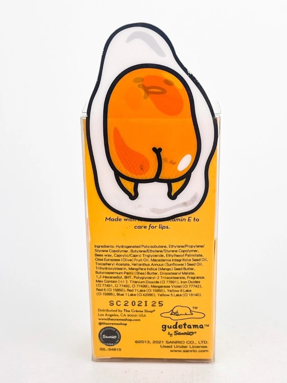 NWT The Crème Shop Limited Edition Gudetama Macaron Lip Balm - Picture 3 of 6